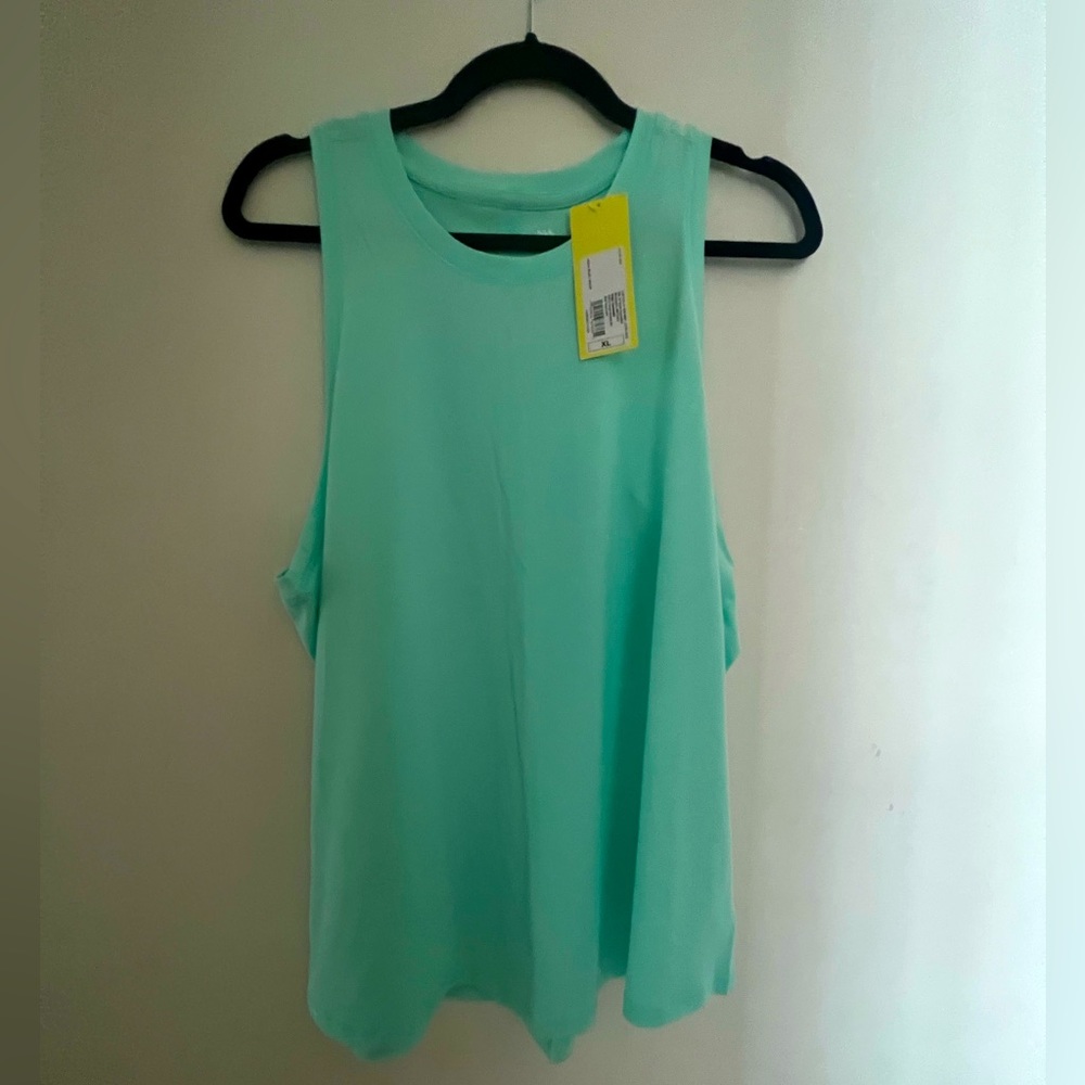 ALL IN MOTION AQUA BLUE TOP